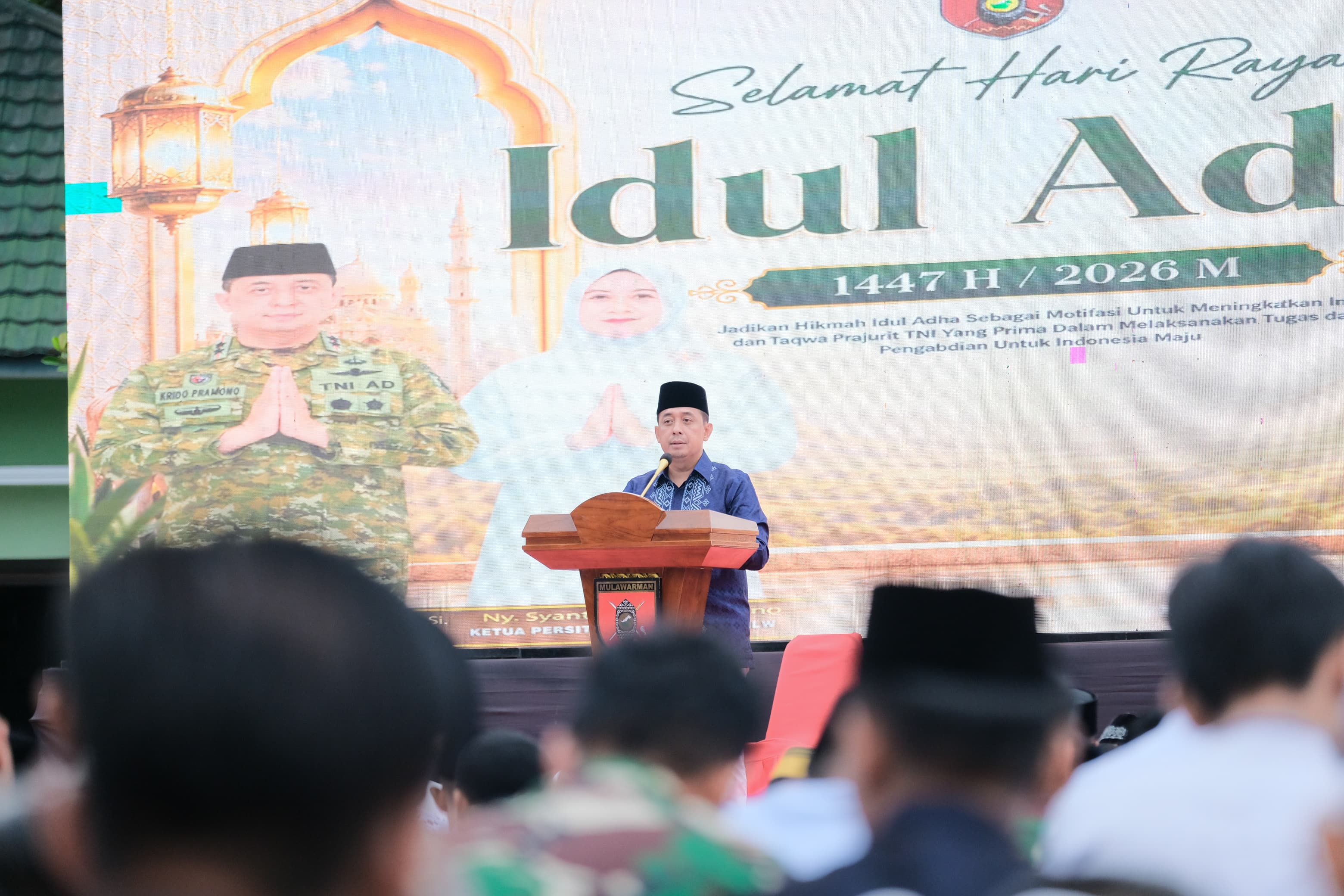 Idul Adha 1447 H di Makodam VI/Mulawarman: Meneladani Kedermawanan dan Kesabaran untuk Indonesia Maju