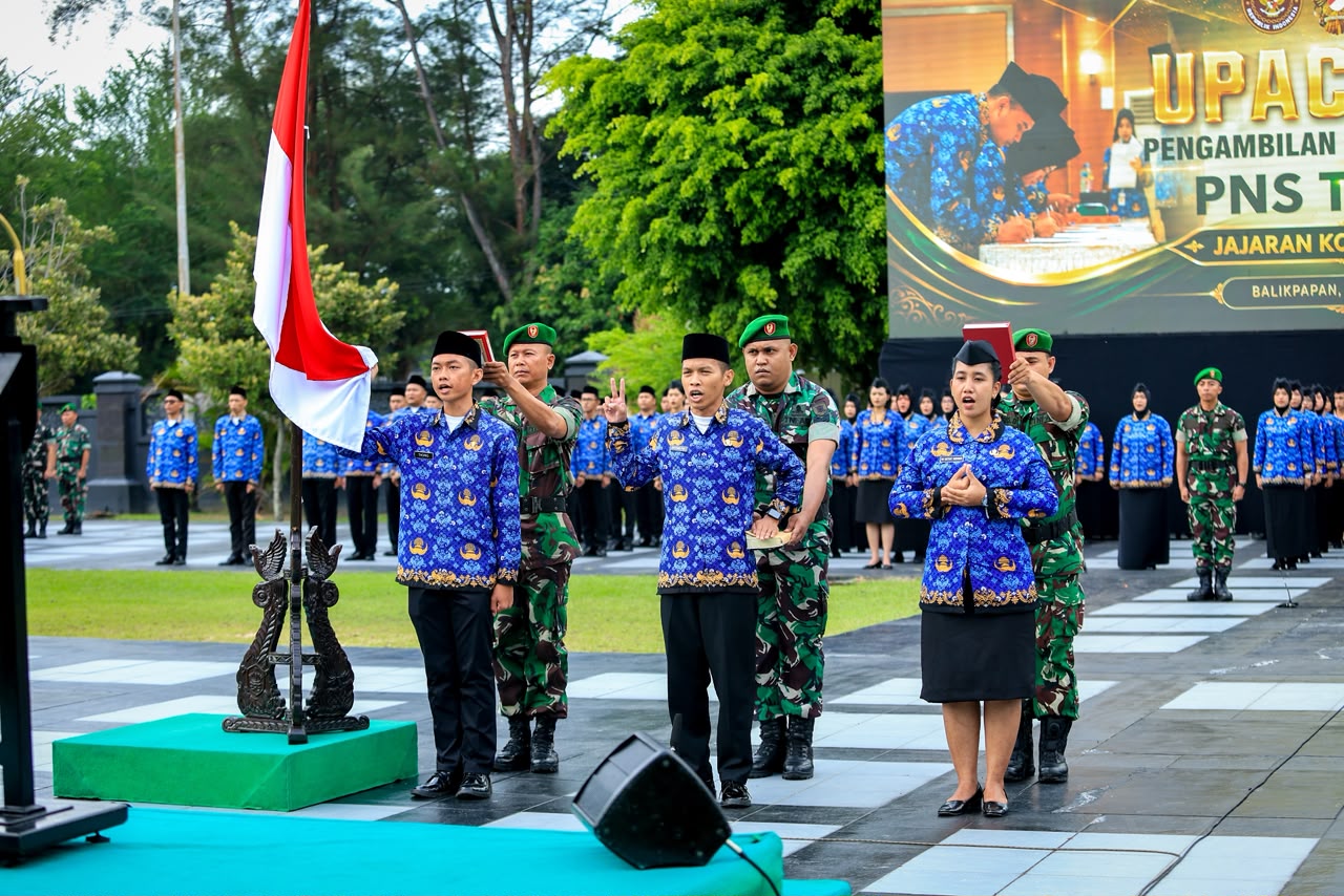 241 CPNS Kodam VI/Mulawarman Resmi Dilantik dan Diambil Sumpah