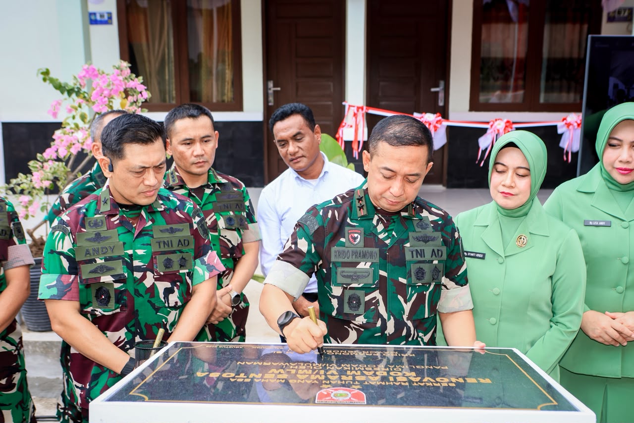Kodam VI/Mlw Wujudkan Kesejahteraan Prajurit Lewat Rumah Dinas Layak Huni