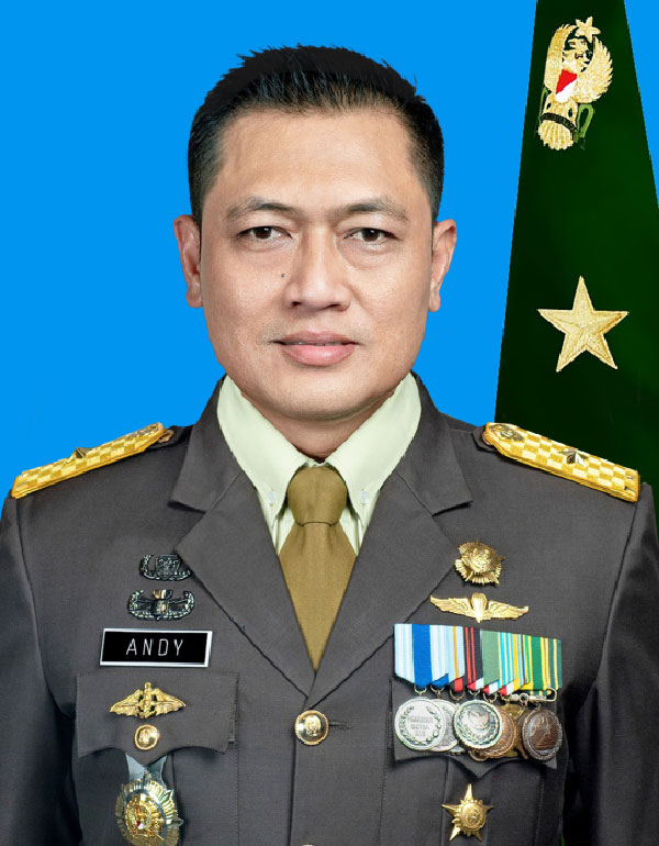 Kasdam VI/Mulawarman (Brigjen TNI Andy Setyawan, S.Sos., M.IP.)